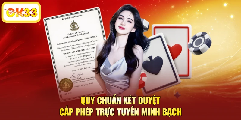 Quy chuẩn xét duyệt cấp phép trực tuyến minh bạch