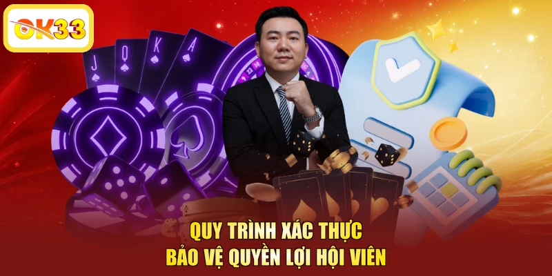 Quy trình xác thực bảo vệ quyền lợi hội viên